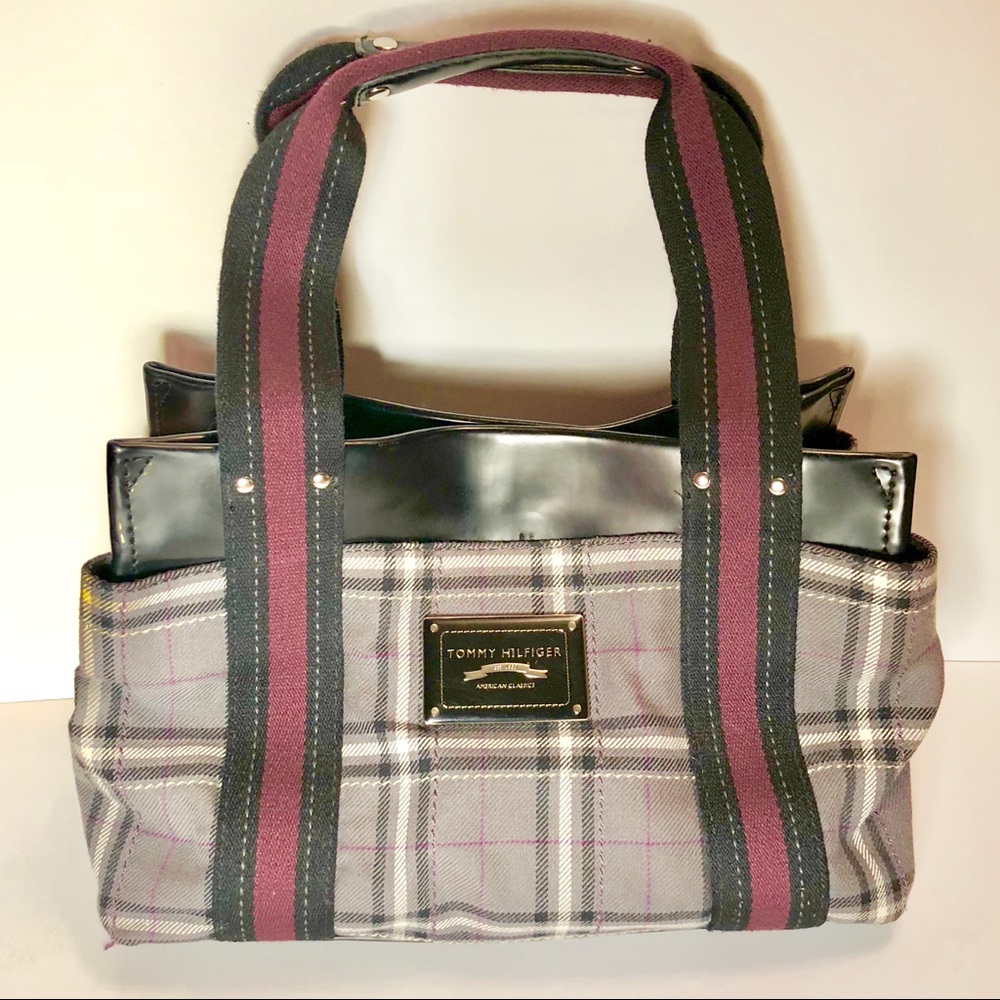 Tommy Hilfiger vintage plaid handbag